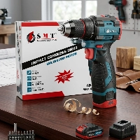  SMT Cordless Drill Machine 16.8V Brushless Impact – Model SMT 4720 | High-Torque 45 Nm Industrial Screwdriver with Professional Quality Chuck