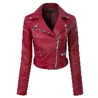  Manufacturing 100% Top High Quality Breathable Material Women Leather Jacket New Stylish Women Leather Jacket OEM Service