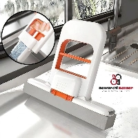  Folding Durable Hand-Wash Mini Wipe Mop – Portable Self-Squeeze Cleaning Mop for Kitchen, Bathroom & Glass