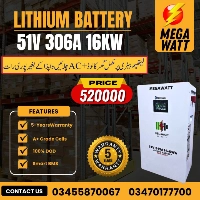  51V 314A 16Kw LIthium Battery