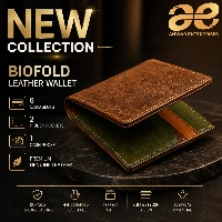  Premium Genuine Leather Bi-Fold Wallet | 6 Card Slots | 2 Hidden Pockets | Cash Compartment