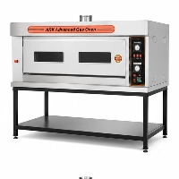  6 Ft Commercial Pizza Oven with Stand | Imported High Capacity Pizza & Bakery Oven for 6 Large Pizzas, Heavy Duty Commercial Baking Oven for Pizzerias, Bakeries, Restaurants, Hotels