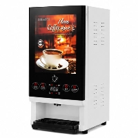  3 Flavor Commercial Coffee Machine | Professional Hot Beverage Vending Machine with 3 Flavor Dispensing for Coffee, Tea and Instant Drinks, Ideal for Offices, Cafés, Hotels, Restaurants, Commercial Use